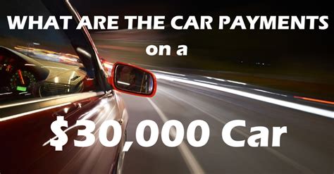 Car Loan 30000 Payment